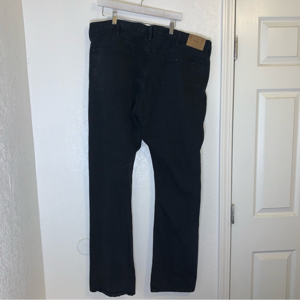 Polo Ralph Lauren Mens Jeans Black 42x36